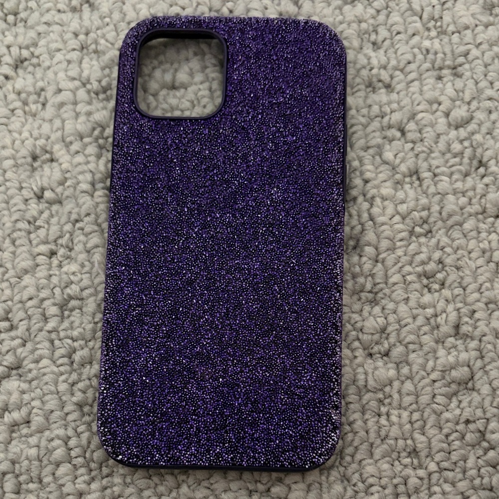 Swarovski Purple Glitter iPhone 12 Case